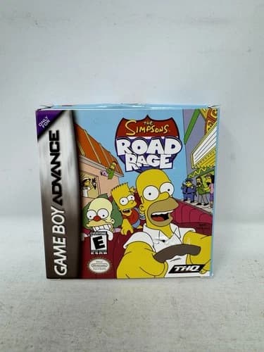 The Simpsons Road Rage (Nintendo Game Boy Advance, GBA, 2003) CIB USA