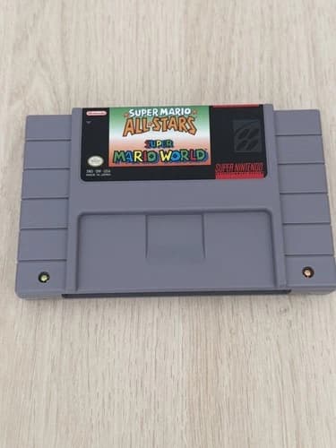 Super Mario All-Stars + Super Mario World~ Nintendo SNES~Tested & Authentic