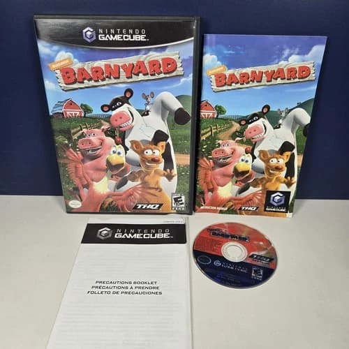 Barnyard (Nintendo GameCube, 2006) CIB Complete With Manual