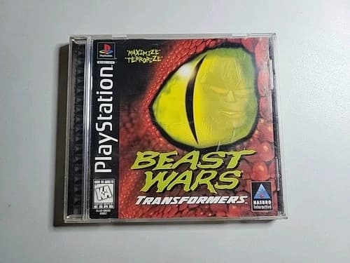Beast Wars Transformers (Sony PlayStation 1,1997) PS1 Complete *Tested&Works*