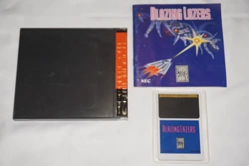 Blazing Lazers (Turbo Grafx 16 tg16) Complete in Case Turbografx