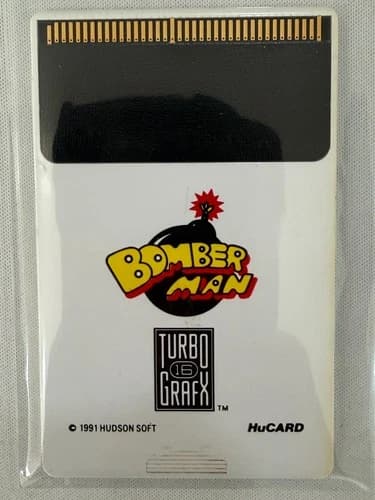 Bomber Man - TurboGrafx 16 - TG16 - HuCard only - Clean - Authentic