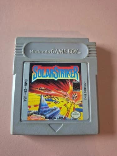SolarStriker (Nintendo Game Boy, 1990) Tested Authentic