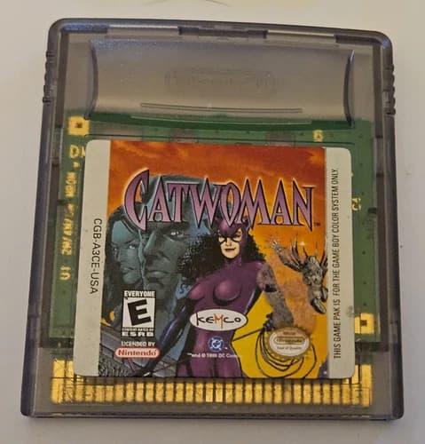 Catwoman Nintendo Game Boy Color GBC TESTED