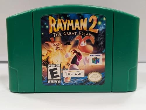 Rayman 2: The Great Escape Nintendo 64 N64 Cartridge Only Authentic