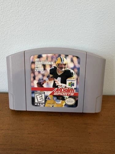 NFL Quarterback Club 2000 N64 Nintendo 64 Brett Favre Packers Cartridge Only