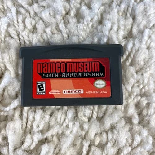 Namco Museum 50th Anniversary (Nintendo Game Boy Advance, 2005) GBA Tested
