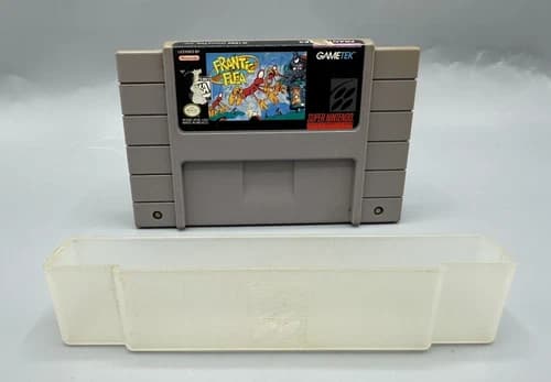 Frantic Flea Super Nintendo SNES 1996 Game Cartridge Tested