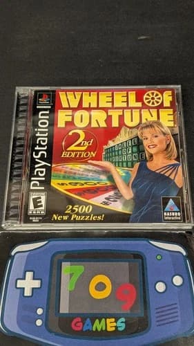 Wheel of Fortune 2nd Edition (Sony PlayStation 1, 2000) PS1 CIB Complete