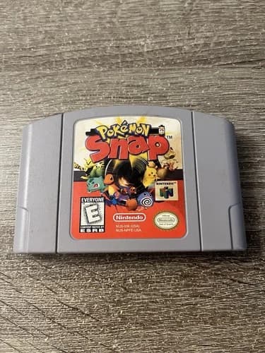 Pokémon Snap Nintendo 64 N64 Authentic Cartridge Tested Working Cleaned