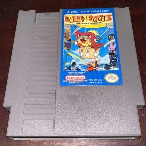 Puss 'n Boots: Pero's Great Adventure (Nintendo NES) POLISHED PINS TESTED