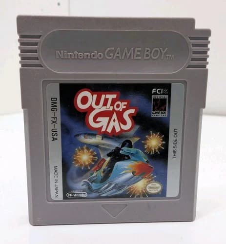 Out of Gas (Nintendo Gameboy GB) Tested Working Original Great Condition