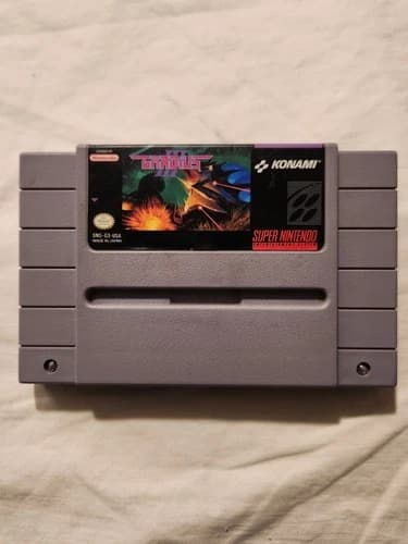Gradius III (Nintendo SNES) Cartridge Only Tested and Working