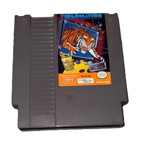 VIDEOMATION game cartridge for the Nintendo NES