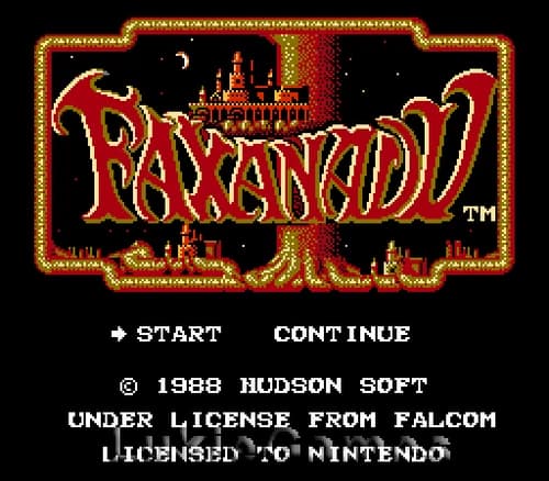 Faxanadu - NES Nintendo Rpg Adventure Game