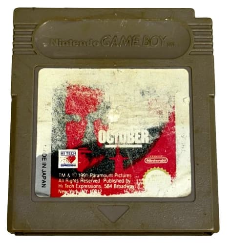 The Hunt for Red October Nintendo Gameboy (Cartridge Only)