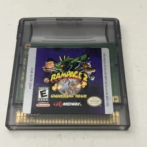 Rampage 2: Universal Tour (Nintendo Game Boy Color)