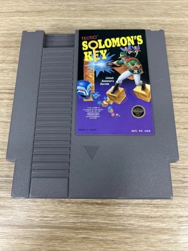 SOLOMON KEY Nintendo NES Game Cartridge 1985