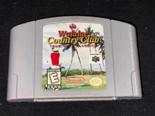 True Golf Classics: Waialae Country Club (Nintendo) Cleaned Tested Authentic N64