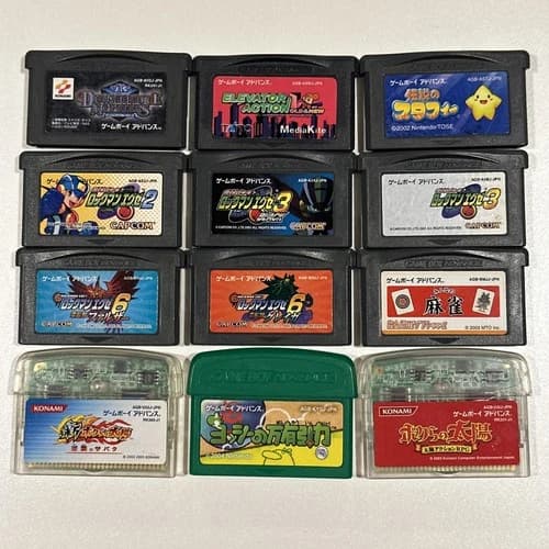 Mega Man Megaman Rockman Rock 2 3 6 Elevator Action For GameBoy Game Boy Advance