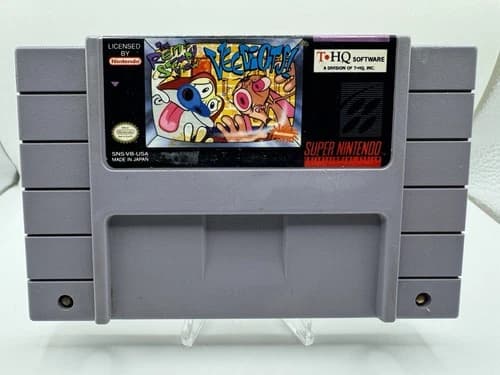 Ren & Stimpy Show: Veediots (Super Nintendo SNES 1993) Authentic! Cart Only!