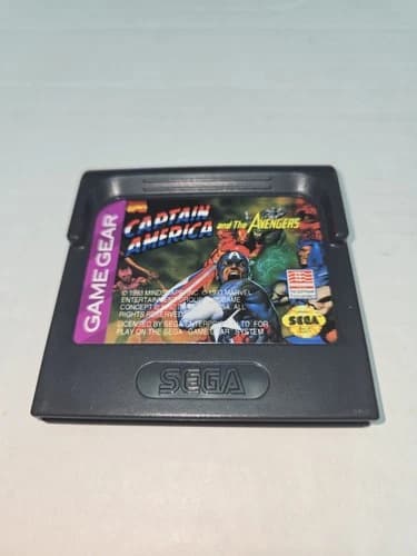 Captain America and The Avengers (SEGA Game Gear) Authentic Cart