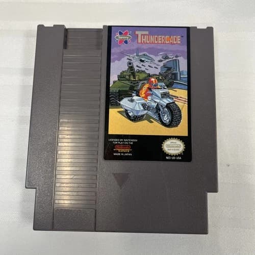 Thundercade Nintendo NES Authentic Game 1989 Tested And Working