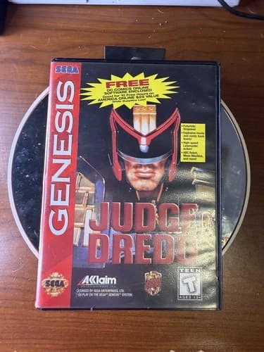 Judge Dredd (Sega Genesis, 1995) CIB Complete W/manual