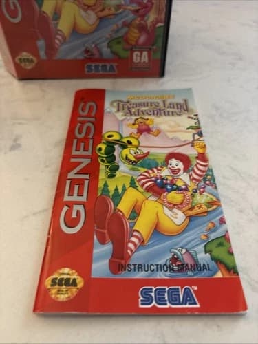 McDonald's Treasure Land Adventure (Sega Genesis, 1993) CIB Tested Rare