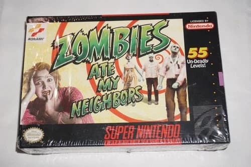 Zombies Ate My Neighbors (Super Nintendo SNES) Complete in Box CIB