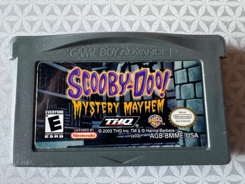 Scooby-Doo Mystery Mayhem (Nintendo Game Boy Advance, 2003) GBA Tested!