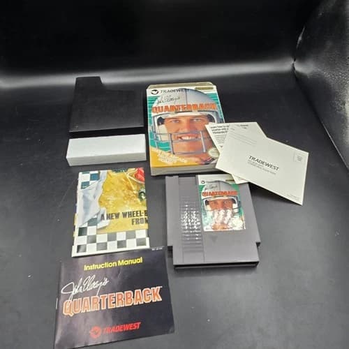John Elways Quarterback Nintendo NES Complete With Box And Manual CIB