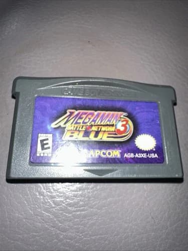 Mega Man Battle Network 3 Blue (Nintendo Game Boy Advance, 2002) EUC