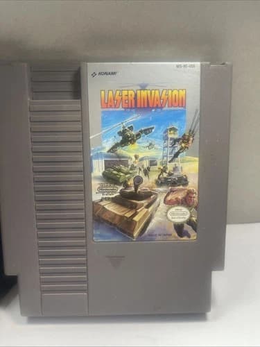 LASER INVASION Game Cartridge for the Nintendo NES