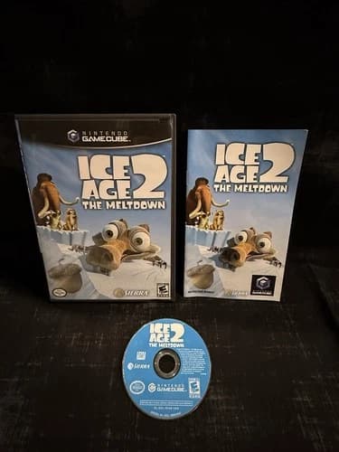 Ice Age 2 The Meltdown (Nintendo GameCube, 2006) CIB Complete Tested Working