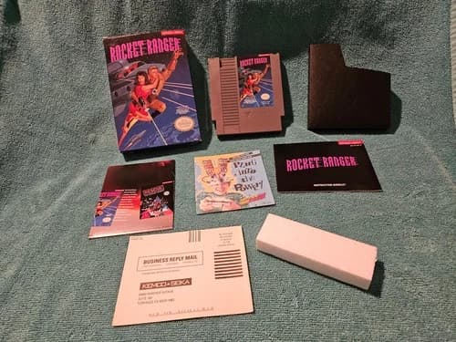 NES Nintendo - Rocket Ranger - CIB Complete in Box w/ All Inserts - Tested Works