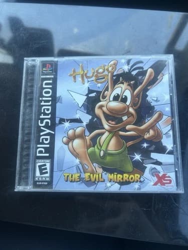 Hugo: The Evil Mirror PS1 (PlayStation 1, 2003) CIB Complete Black Label 1M