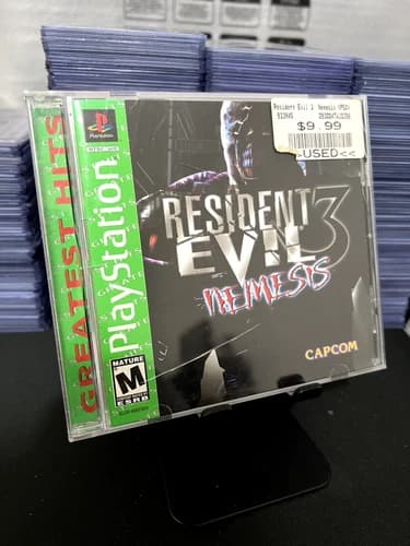 Resident Evil 3 Nemesis Greatest Hits PS1 PlayStation 1 CIB Tested Works!