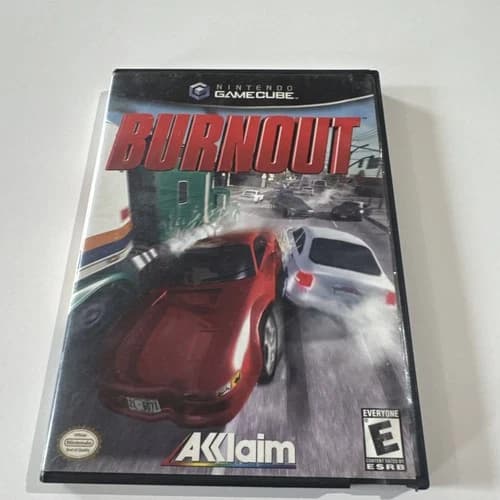 Burnout (Nintendo GameCube, 2002) Complete With Manual
