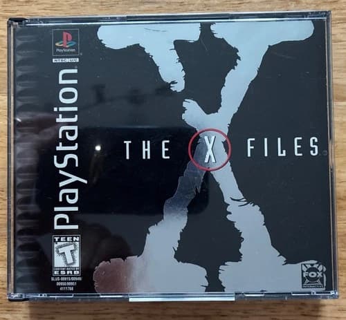 The X-Files Sony PlayStation PS1 (1999) CIB Complete 4 Disc Set with Reg Card