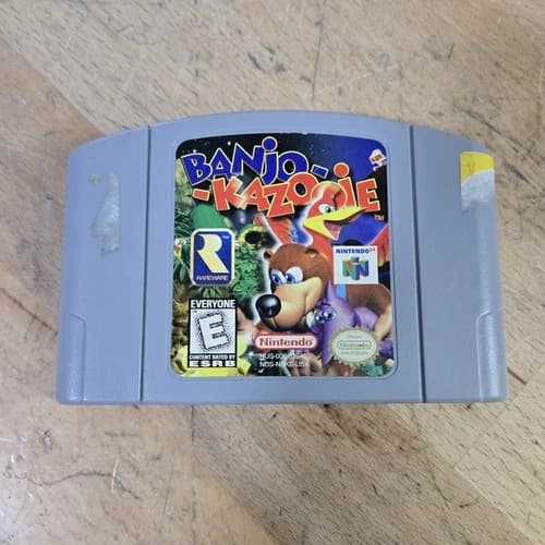 Banjo-Kazooie - Nintendo 64 (N64) - Loose Cartridge - Tested and working