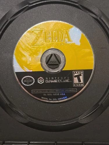 The Legend of Zelda: Twilight Princess Disc (Nintendo GameCube) Tested See Pics!