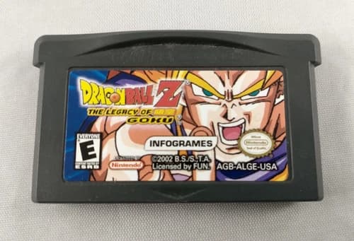 Dragon Ball Z: The Legacy of Goku Nintendo Game Boy Advance GBA Tested & Working