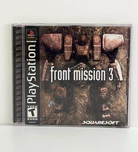 Front Mission 3 Three PlayStation PS1 Case Instructions Squaresoft US CIB Tested