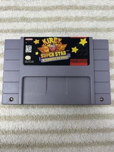 Kirby Super Star SNES (Super Nintendo, 1996) Authentic Cart Only | Tested Nice!