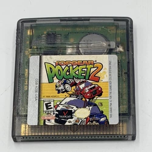 Top Gear Pocket 2 (Nintendo Game Boy Color, 1999) Authentic, Tested