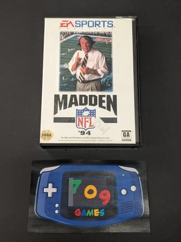 Madden NFL '94 (Sega Genesis, 1993) CIB COMPLETE
