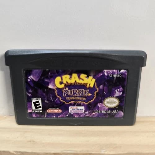 Crash Bandicoot Purple: Ripto's Rampage (Nintendo Game Boy Advance, 2004)