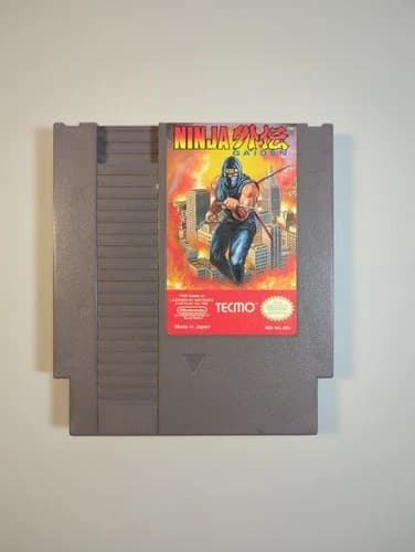 Ninja Gaiden Nintendo NES Authentic Game Cartridge TESTED