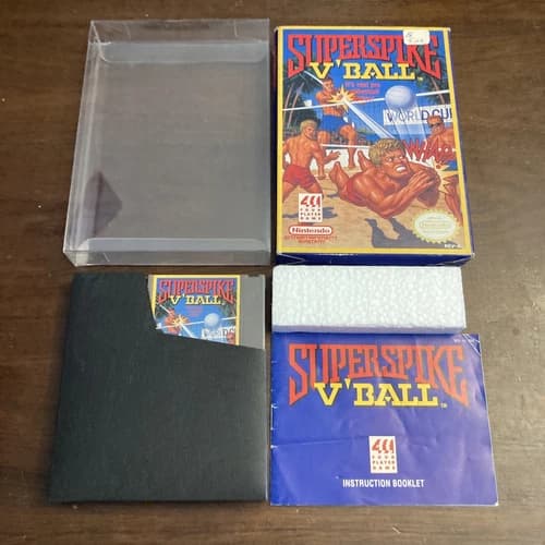 Super Spike V'Ball - Nintendo NES - Complete CIB - Tested - Authentic